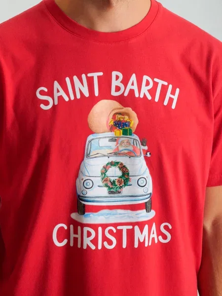 Футболка Mc2 Saint Barth красная