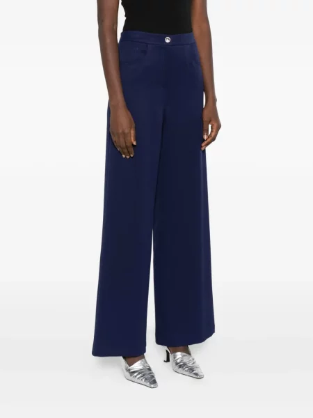 Pantaloni Patrizia Pepe albastru