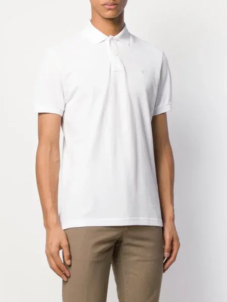 Polo Hackett με κέντημα λευκό