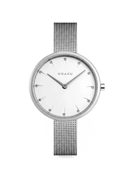 Ceas Obaku alb