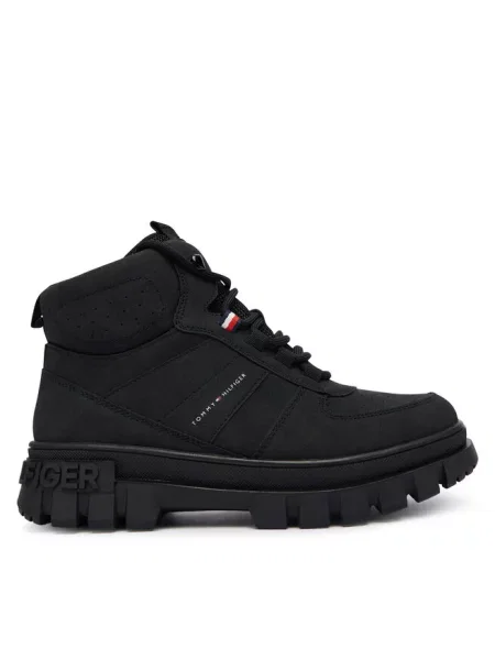 Trzewiki Tommy Hilfiger czarne