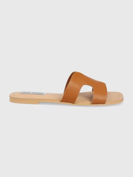 Kožne natikače Steve Madden smeđa