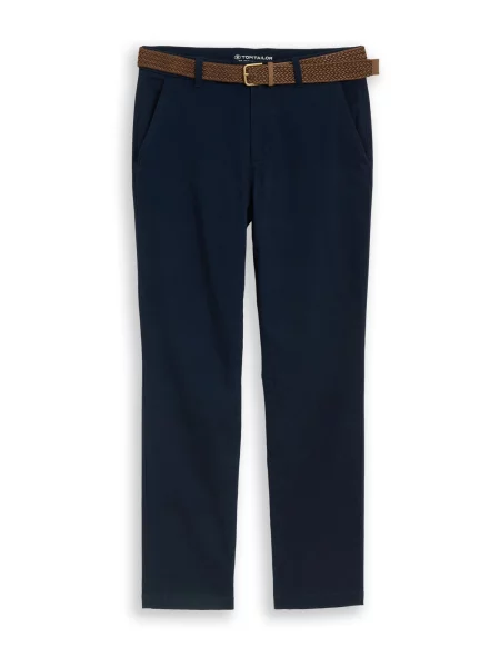 TOM TAILOR Pantaloni eleganți închis albastru