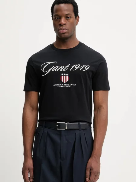 Kratka majica Gant črna