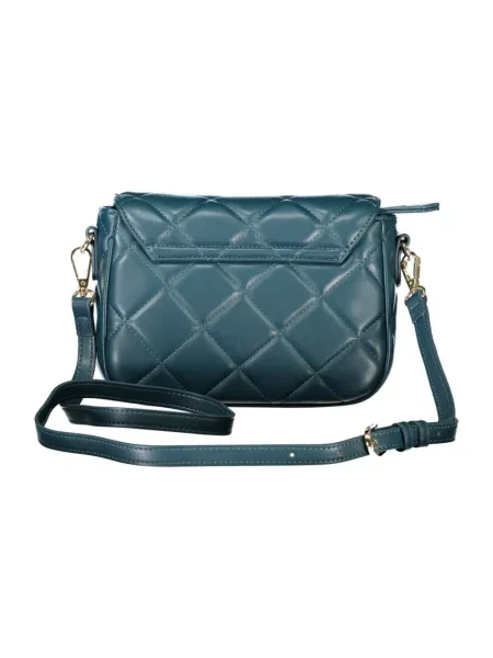 Lniana torebka crossbody Valentino By Mario Valentino zielona