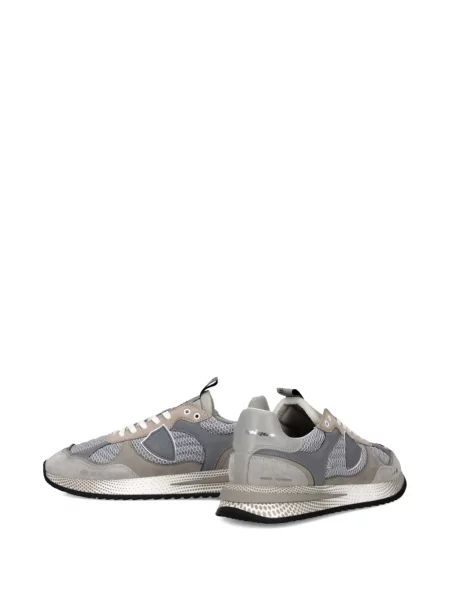 Sneakerși Philippe Model Paris plasă gri