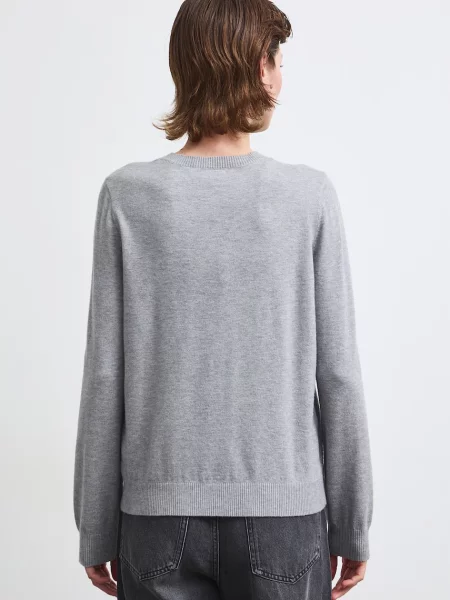Medicine sweter z wiskozą szary