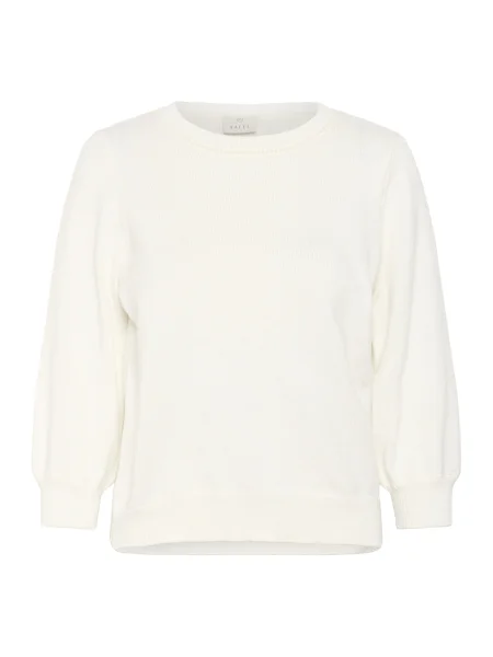 Kaffe Pulover / perlat alb