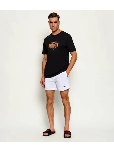 HUGO tricou pentru bărbați din Durectee negru