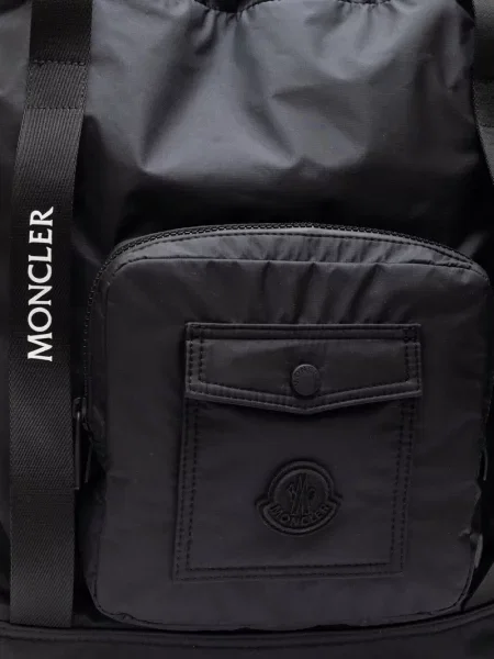 Rucsac Moncler cu imagine negru