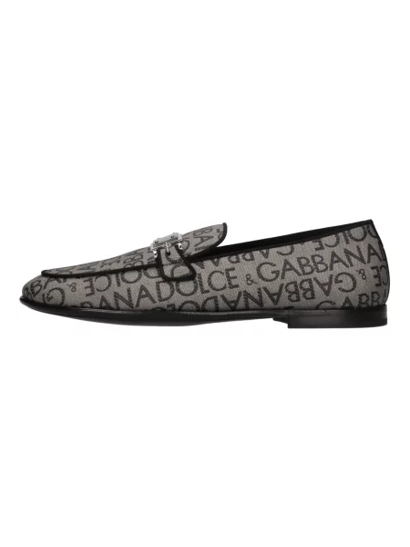 Półbuty Dolce And Gabbana skórzane brązowe