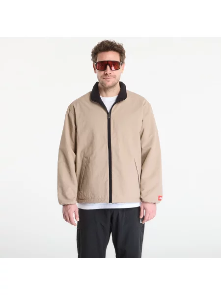 Jachetă The North Face Redbox Reversible Fleece Jacket Mushroom Grey/ TNF Black M negru