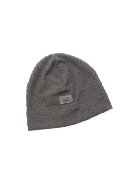 Fleecová čiapka Ugg sivá