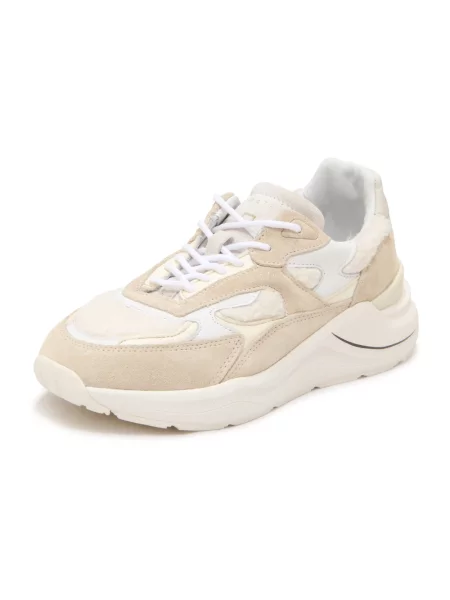 Sneakersy D.a.t.e. skórzane beżowe