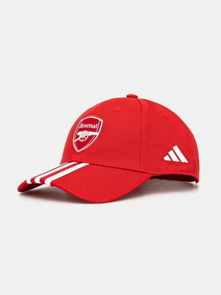 Шапка с козирка adidas Performance ARSENAL FC с апликация червено