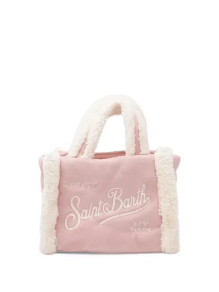 Shopperka dziecięca Mc2 Saint Barth różowa