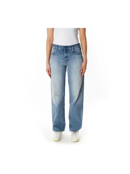 Talia jeansy G-star z niską talią niebieskie
