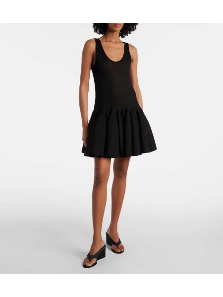 Rochie Alaïa tricotate negru