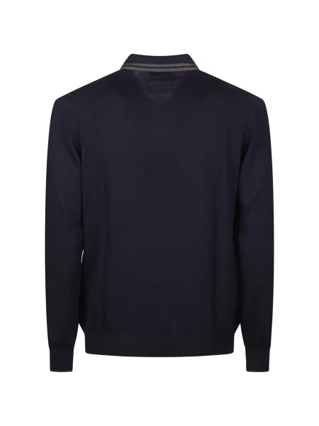 Ριγέ polo Fay μπλε