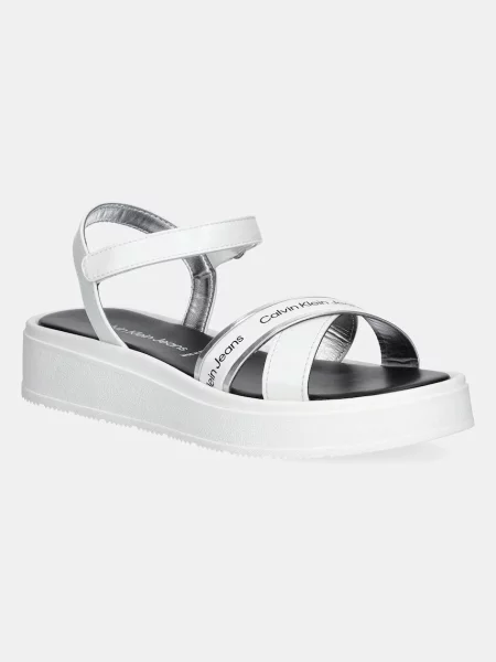 Otroški sandali Calvin Klein Jeans bela