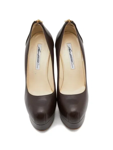 Pantofi cu toc Brian Atwood cu platformă maro
