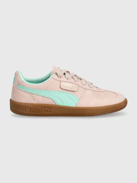 Puma sneakersy zamszowe Palermo Cobalt Glaze różowy