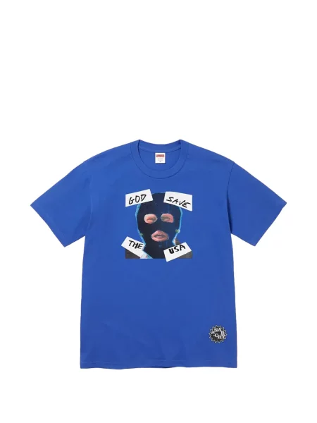 Tricou Supreme cu imagine albastru