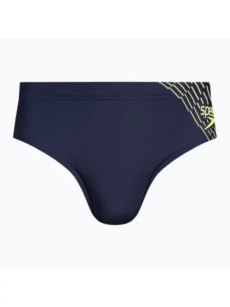 Мъжки слипове за плуване Speedo Medley Logo 7 cm Brief тъмносини синьо