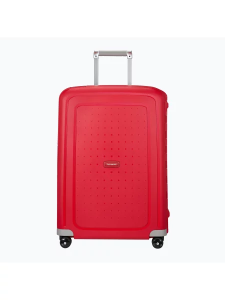 Cestovní kufr Samsonite S'cure Spinner 79 l crimson red červený