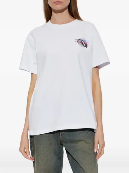Pocnitură tricou P.e Nation cu imagine alb