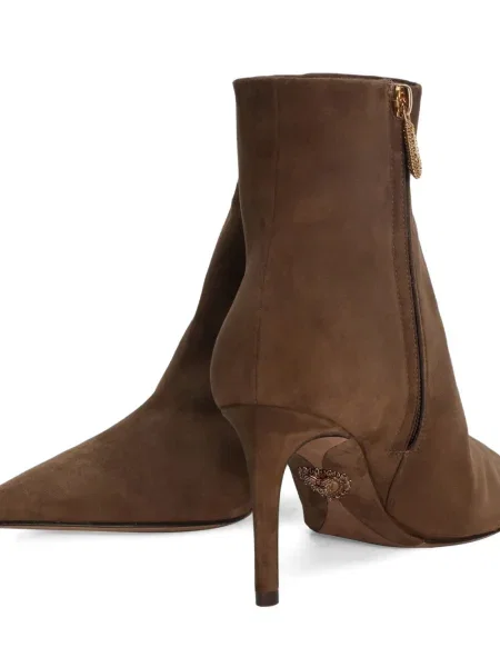 Cizme scurte Dolce & Gabbana maro