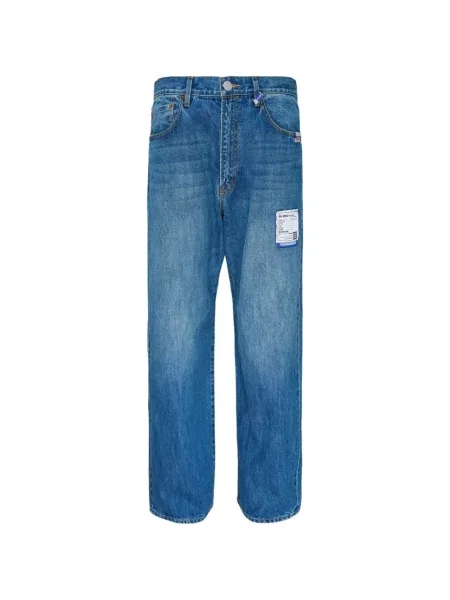 Blugi Maison Mihara Yasuhiro albastru