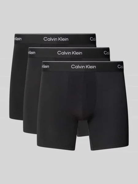 Majtki i obcisłe bokserki z elastycznym pasem z logo w zestaw 3 szt. Calvin Klein Underwear czarne