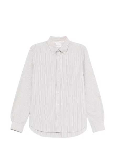Cămașă Norse Projects din țesătură twill verde