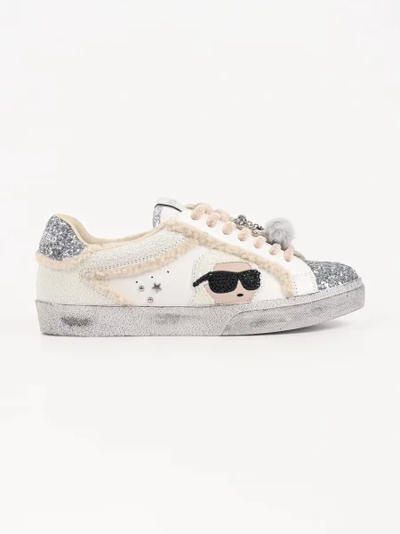Karl Lagerfeld Skool teniși pentru femei alb