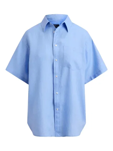 Μικρός πλεκτά σορτς Polo Ralph Lauren με κέντημα λευκό