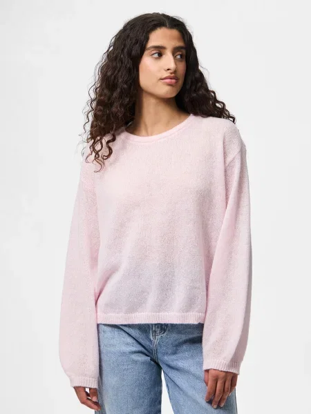 PIECES Pulover PCIda pastelno roza