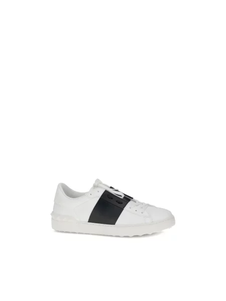 Lniane sneakersy Valentino Garavani białe