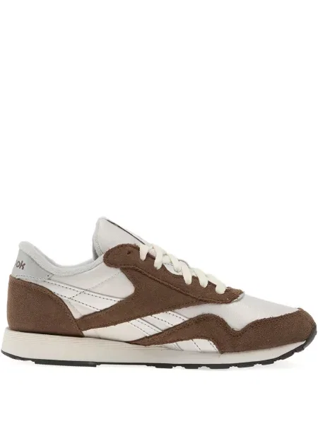 Sneakerși Reebok din piele de căprioară gri