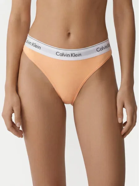 Brazilské kalhotky Calvin Klein Underwear oranžové