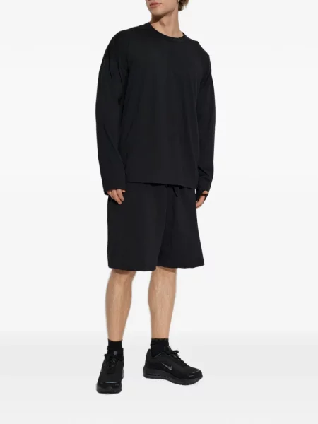 Lung tricou Nike cu cordon cu imagine negru