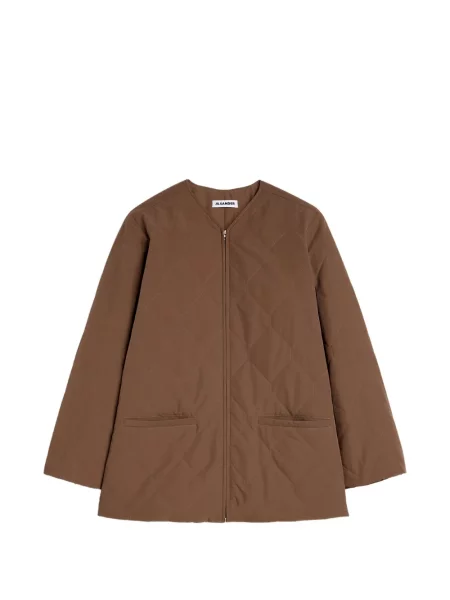 Matlasat geacă Jil Sander maro