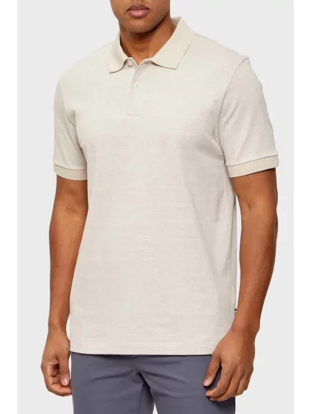 Поло Boss бежевое