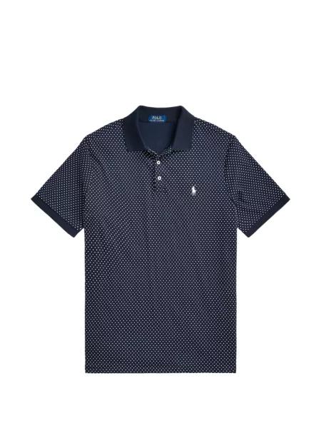 Tricou polo Polo Ralph Lauren cu glugă cu blană cu broderie roșu