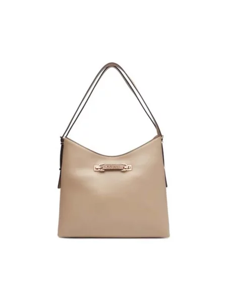 Torebka hobo Guess beżowa