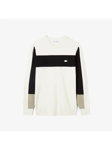 Lacoste Sweter Lacoste beżowy