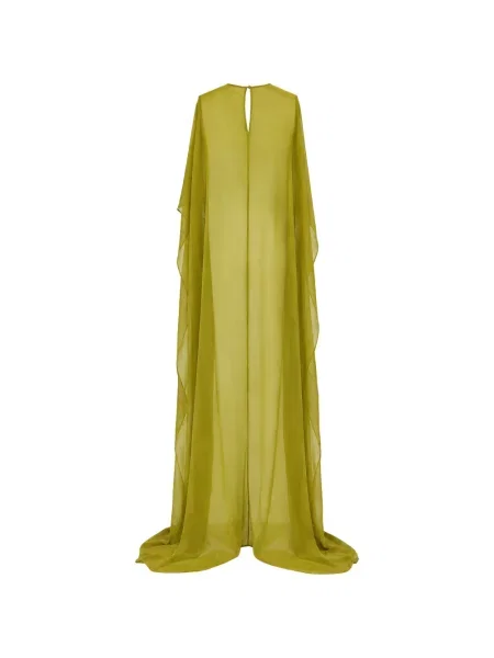 Top Retrofete drapat verde