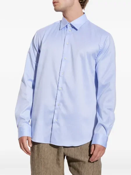 Lung cămașă Emporio Armani albastru
