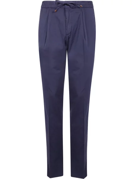 Pantaloni Incotex plisate albastru