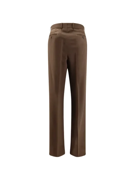 Pantaloni Tom Ford plisate maro